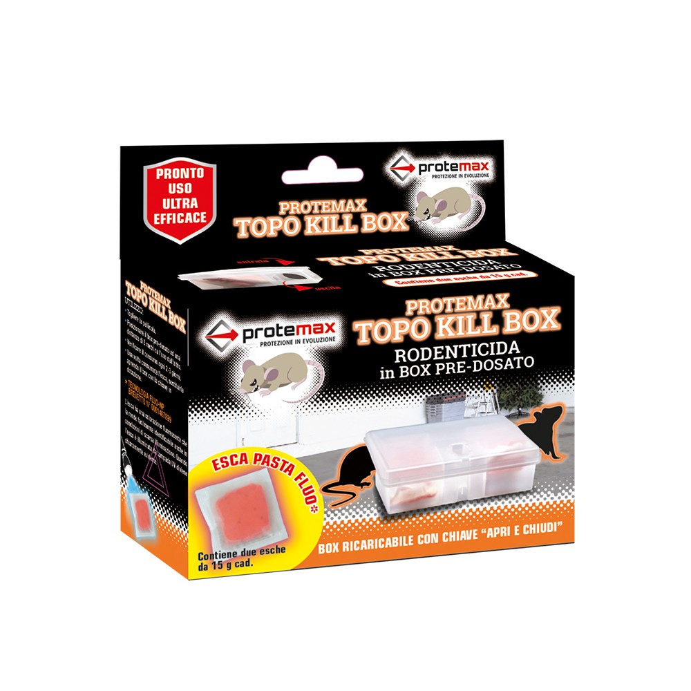 TOPO KILL BOX RODENTICIDA PASTA 30 GR PROTEMAX